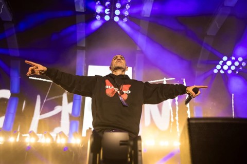 Bushido (real name: Anis Mohamed Youssef Ferchichi) live on Alles wird gut - Tour 2026 at the Uber