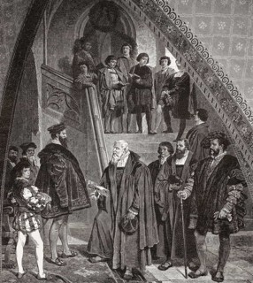 The inauguration of Sächsisches Landesgymnasium Sankt Afra, Meissen, Saxony, Germany, 1543
