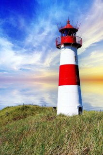 Germany, Schleswig-Holstein, The lighthouse of List, Ostellenbogen, Island Sylt