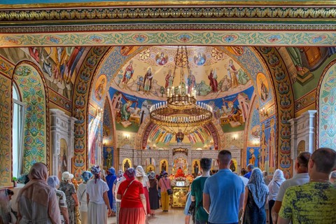 Church interior. Gelendzhik. Russia