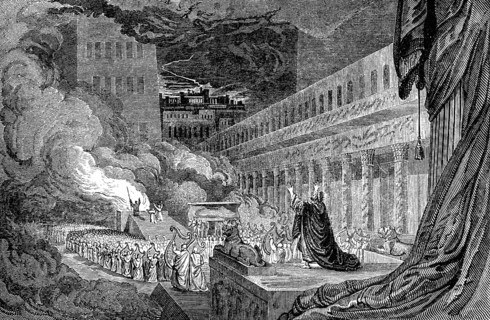 Solomon dedicates the First Temple at Jerusalem, Old Testament, Hebrew Tanakh