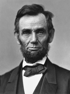 Portrait of Abraham Lincoln from 8 November 1863, USA Abraham Lincoln (1809 - 1865) was an American