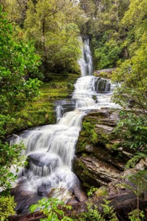 McLean Falls, Tautuku River, Otago, Neuseeland