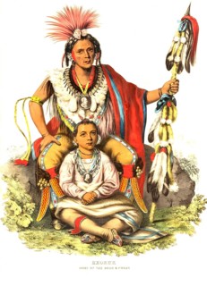 American Indian, Native American, Keokuk, a chief of the Sacs and Foxes, United States of America,