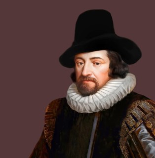 Portrait of Sir Francis Bacon, Baron Baco of Verulam, 1561 - 1626, English lawyer, statesman,