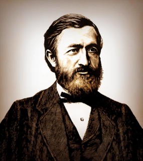 Johann Philipp Reis, 1834 – 1874, German scientist and inventor, digital edited