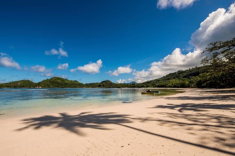 Baie Lazare (Lazare Bay) beach, Mahe, Republic of Seychelles, Indian Ocean