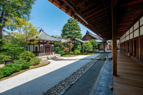 Kennin-ji Nokotsudo, Daioen Zen Rock Garden, Abbey Garden in front of Kenninji Hojo, Kennin-ji Zen