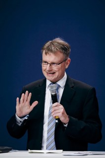 Stefan Kooths, German economist, recorded at the event, Wir hören zu | Gipfel der CDU/CSU-Fraktion
