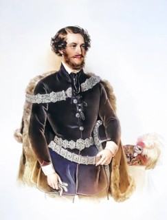 Ivan Forrav (1817, 1852), Hungarian painter, Historical, digitally restored reproduction from a