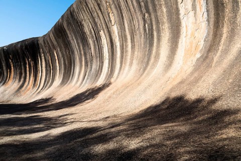 Australia, Australian continent, wave rock, wave stone, Western Australia, granite rock, stone
