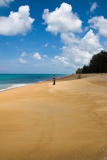 Mai Khao Beach in the north of the Thai holiday island Phuket, Thailand, Siam, Asia, Southeast