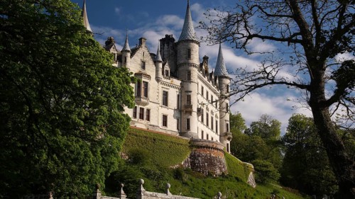 Europe, Scotland, England, Castle Dunrobin, Sutherland Clan, East Coast