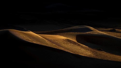 Sand dunes in the Rhub al Khali desert, empty quarter, largest sandy desert in the world, Oman