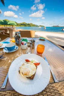 Anse Government beach at Hotel L'Archipel Resort, Praslin, Republic of Seychelles, Indian Ocean