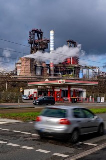 Duisburg-Bruckhausen steel site, ThyssenKrupp Steel, blast furnaces 8 and 9, on