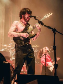 Singer Simon Neil from Biffy Clyro live on Futique Tour 2026 in Berlin's Max-Schmeling-Halle on 16