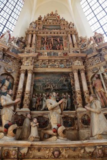Church of St. Moriz, epitaph of Nikolaus Bergner, alabaster tomb counted among the most beautiful