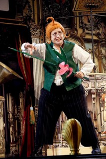 Katharina Thalbach during the photo rehearsal for SAUERKOHL AND MISDEEDS, a musical Wilhelm bush