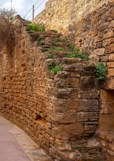 Medieval Walls, the city wall of Alcudia, Majorca, Spain