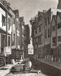 A view of the Little Sanctuary from West End, Westminster, London, UK, 1807