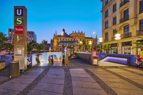 Subway stop, S-Bahn stop, Karlsplatz stop, Stachus passages, public transport, public transport,