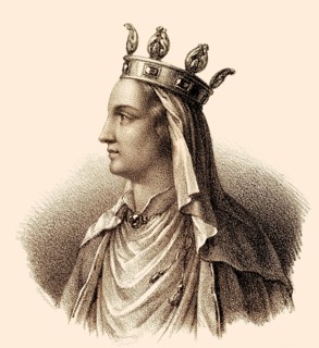 Queen Ultrogothe, Ultrogotho or Ultragotha, wife to Childebert I, c. 496-558, a Frankish King of