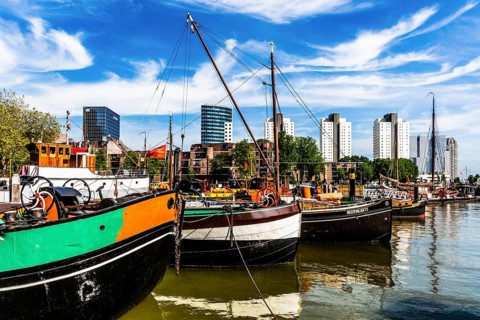 Wijnhaven and Leuvehaven, Rotterdam, The Netherlands