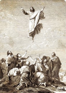 A cloud picked him up in front of her eyes, Ascension Day, Acts of the Apostles, chapter 1, verse