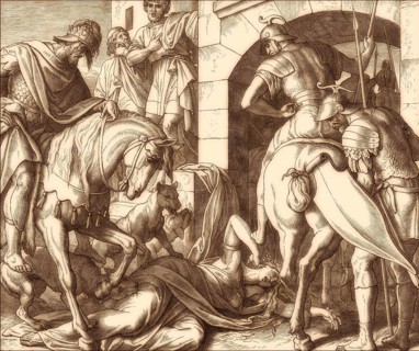 Death of Jezebel, Old Testament, by Julius Schnorr von Carolsfeld