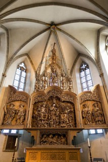 Interior view, St. Stephen's Cathedral, Breisach am Rhein, Kaiserstuhl, Breisgau,