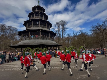 Schaeffler dance in 2026 in the English Garden, behind the Chinese Tower. The event takes place