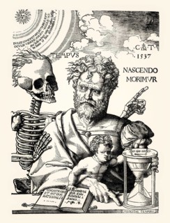 Allegory of the transience of life, 1537, by Cornelis Anthonisz, facsimile of the 19th century