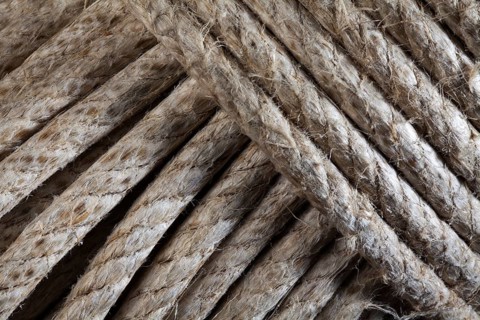 Package cord rolled up