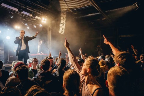 Singer Ben Hartmann from Billions live on 10 years of cocaine and raspberry ice cream tour 2026 in