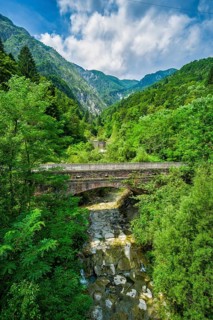 Rio Palate river, Canal Valley, Friuli-Venezia Giulia, Italy
