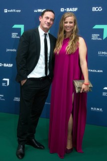 Sönke Möhring and Nina Eichinger, GREEN AWARD 2025, Green Carpet, Messe Berlin, Berlin, 20 May 2025