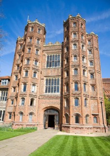 Layer Marney Tower the tallest Tudor gatehouse in England built 1520, Layer Marney, Essex, England,