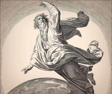 Creation of the Sky, Old Testament, by Julius Schnorr von Carolsfeld, 1860