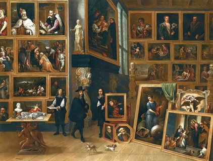 The Picture Gallery of Archduke Leopold William, painting by David Teniers (baptised 15 December
