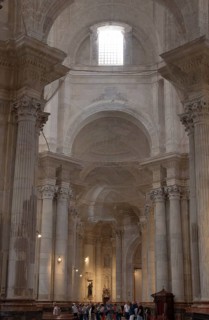 View of the Cathedral of the Holy Cross above the sea, Catedral de Santa Cruz sobre las Aguas,