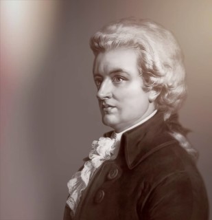 Wolfgang Amadeus Mozart, 1756 – 1791, composer of classical music, First Viennese School, digitally