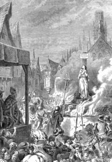Jeanne d'Arc, the Maid of Orleans or Joan of Arc, 1412-1431, French national heroine and saint of