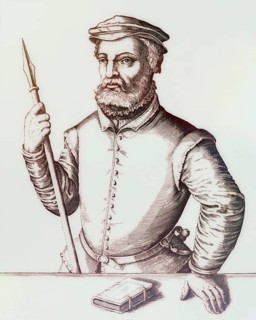 Portrait of Jan Matthys, Anabaptist leader of the Münster Rebellion, 1535, digitally edited