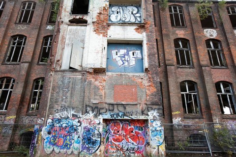 Industrial wasteland since 1999, Hannoversche Gummiwerke Excelsior, Continental AG, Limmer,