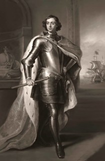 Portrait of Peter the Great, Peter I or Pyotr Alexeyevich Romanov, 1672-1725, Emperor of the