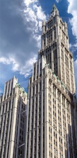 Detail of the Woolwort Building, New York City, USA