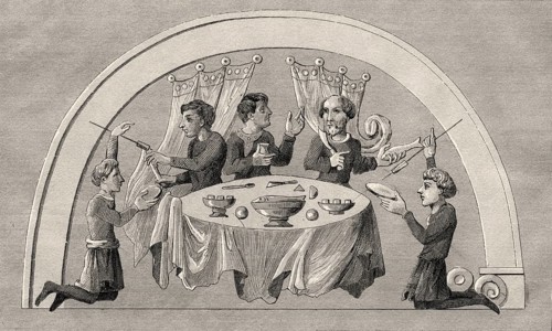 Lunch time in Anglo-Saxon England, Great Britain