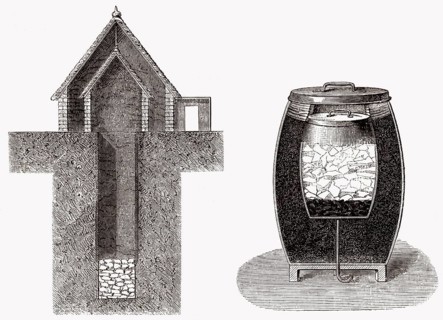 Traditionelles Kühlhaus, 19. Jahrhundert