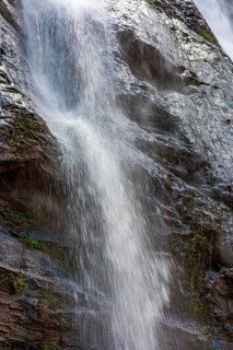 Waterfall among the rocks in the state of Minas Gerais, Brazil